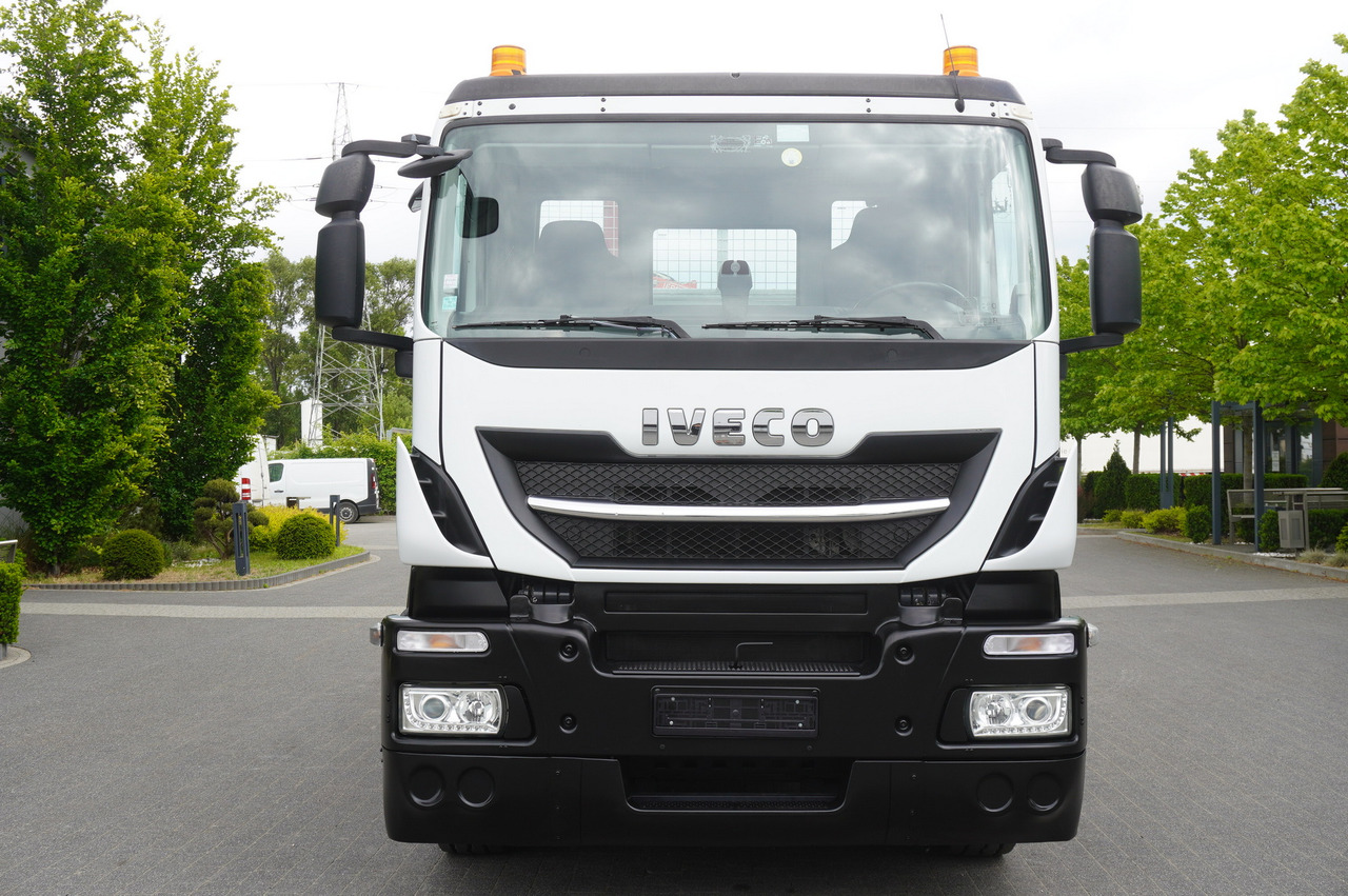 Valníkový/ Plošinový nákladný automobil, Auto s hydraulickou rukou Iveco Stralis 310 / 34 tho km !!! / FASSI 4 Tons 400 MTH! / Flatbed: obrázok 13
