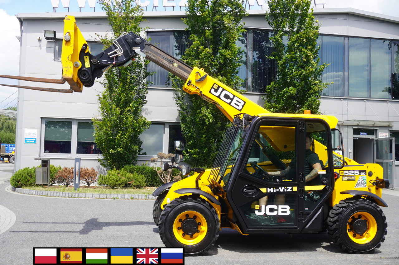 JCB 525-60T5 / 2022 / 860 MTH! / 2.5 T / Reach 6 m / joystick - Teleskopický kolesový nakladač: obrázok 1 JCB 525-60T5 / 2022 / 860 MTH! / 2.5 T / Reach 6 m / joystick - Teleskopický kolesový nakladač: obrázok 1