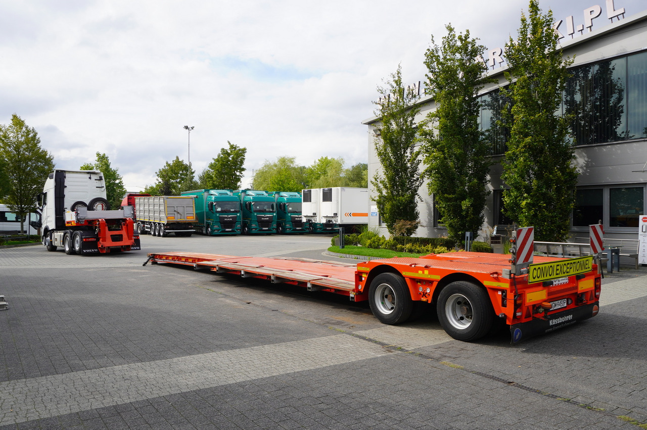 Náves podvalník KÄSSBOHRER LB2 TIEF-BETT low loader semi-trailer / 16.5 m / Extendable semi-trailer / steered axles / 2 units: obrázok 12