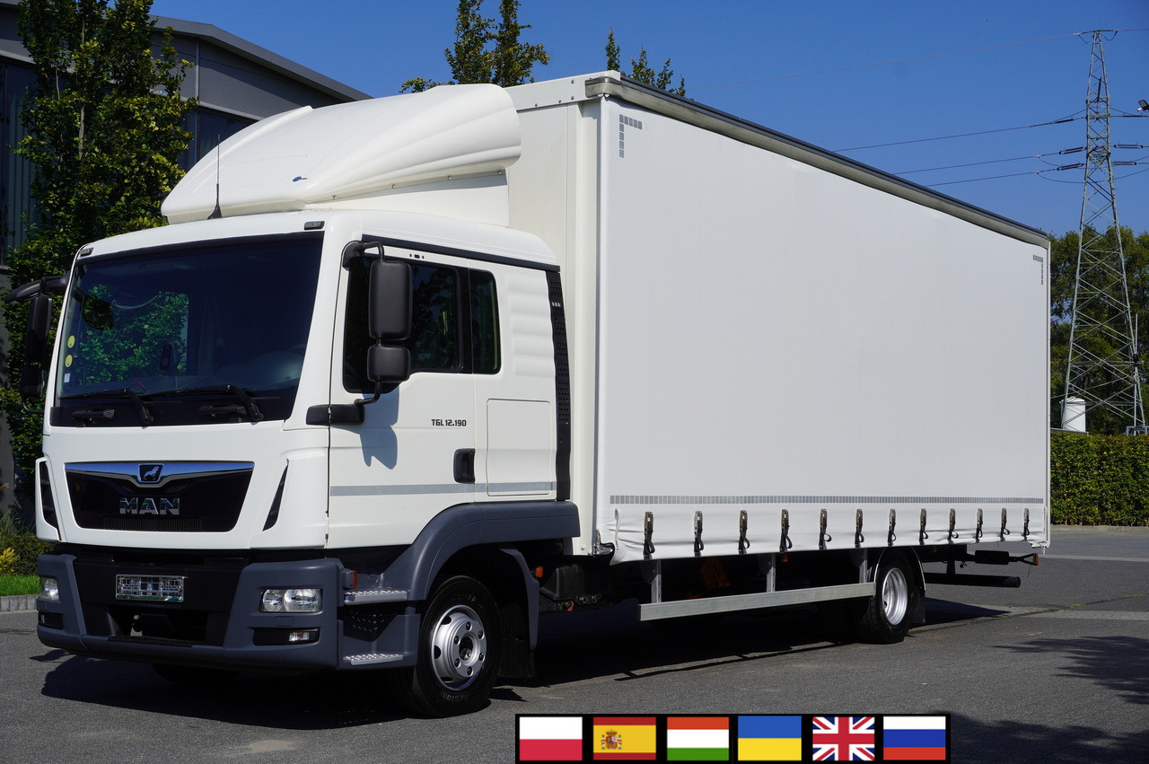 MAN TGL 12.190 / Curtainsider 19 EPAL / Sleeper cab - Plachtové nákladné vozidlo: obrázok 1 MAN TGL 12.190 / Curtainsider 19 EPAL / Sleeper cab - Plachtové nákladné vozidlo: obrázok 1