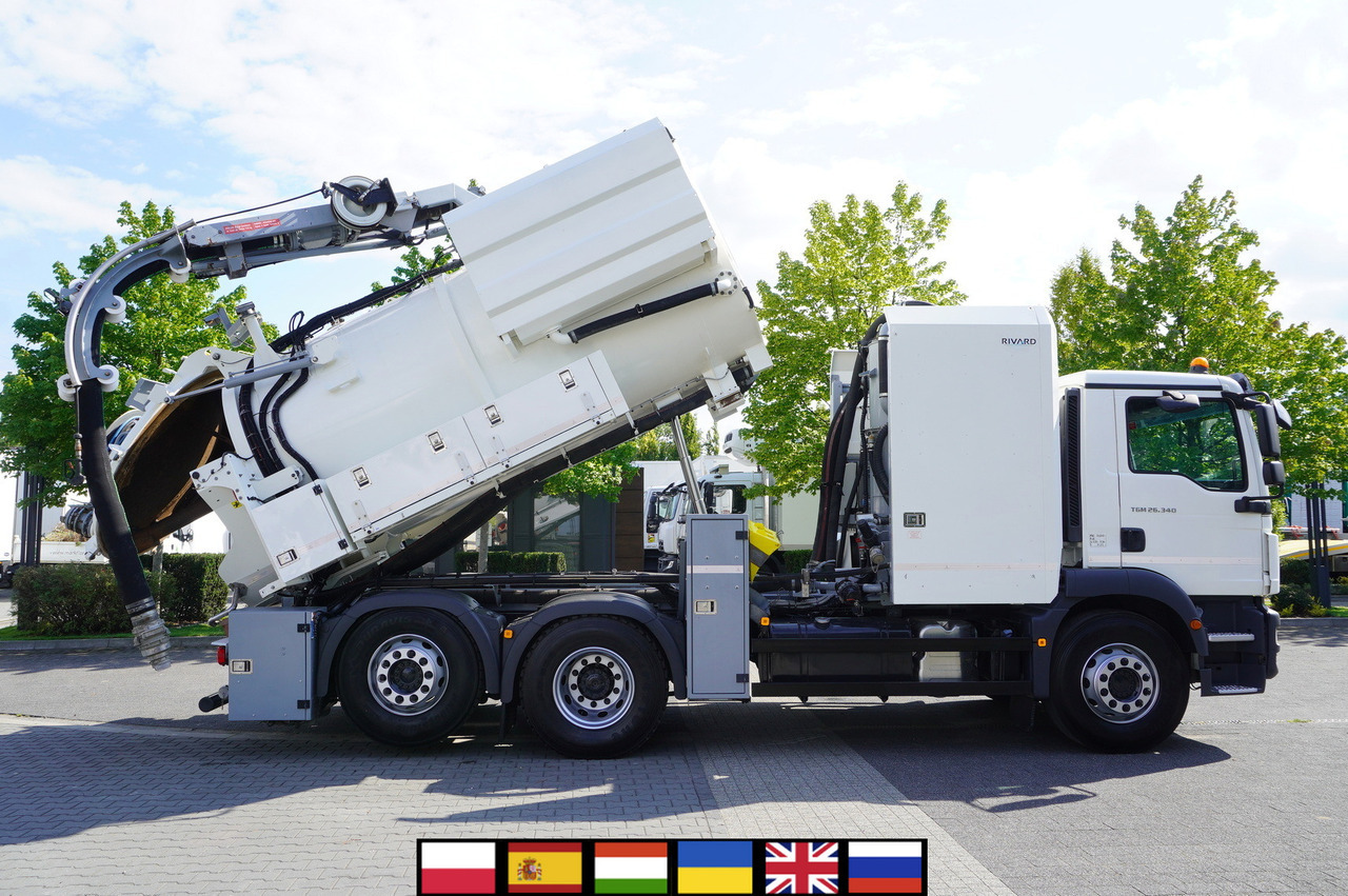 MAN TGM 26.340 E6 / RIVARD sewage cleaner 11.8 m3 / 170 tho. km / steered axle - Fekálne vozidlo: obrázok 1 MAN TGM 26.340 E6 / RIVARD sewage cleaner 11.8 m3 / 170 tho. km / steered axle - Fekálne vozidlo: obrázok 1