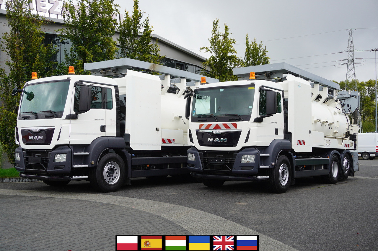 MAN TGS 26.360 E6 / RIVARD sewage cleaner 18 m3 / 180 tho. km / steering axle / 2 units - Fekálne vozidlo: obrázok 1 MAN TGS 26.360 E6 / RIVARD sewage cleaner 18 m3 / 180 tho. km / steering axle / 2 units - Fekálne vozidlo: obrázok 1