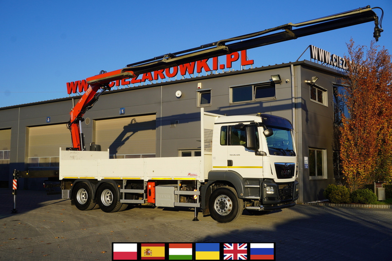 MAN TGS 26.420 E6 6x4 / Fassi F215A crane / 360 MTH! / 5.6 t capacity / 12.7 m reach / 170 tho. km! - Auto s hydraulickou rukou: obrázok 1 MAN TGS 26.420 E6 6x4 / Fassi F215A crane / 360 MTH! / 5.6 t capacity / 12.7 m reach / 170 tho. km! - Auto s hydraulickou rukou: obrázok 1