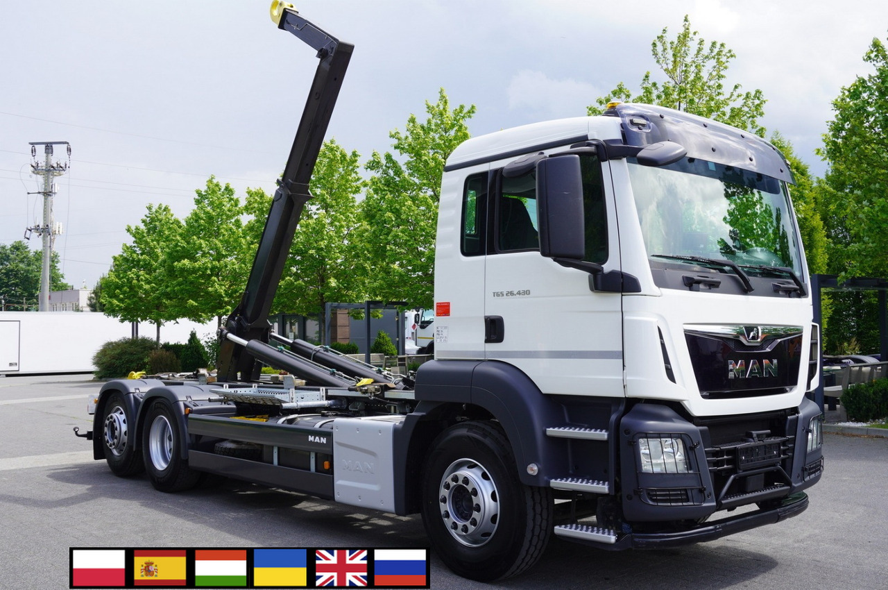MAN TGS 26.430 E6 6x2 / HIAB Multilift hooklift - Hákový nosič kontajnerov: obrázok 1 MAN TGS 26.430 E6 6x2 / HIAB Multilift hooklift - Hákový nosič kontajnerov: obrázok 1