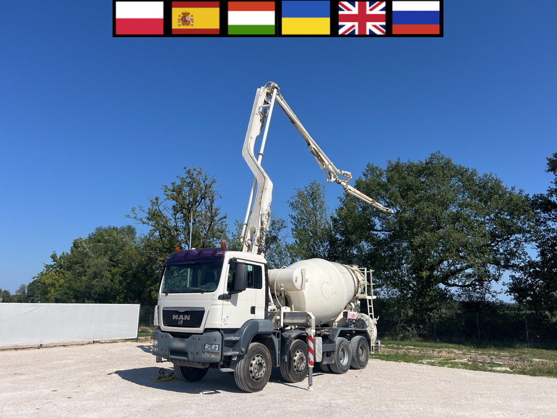 MAN TGS 32.400 8x4 Concrete Mixer Pump truck / 426 MTH !!! / 18 meters - Autočerpadlo: obrázok 1 MAN TGS 32.400 8x4 Concrete Mixer Pump truck / 426 MTH !!! / 18 meters - Autočerpadlo: obrázok 1
