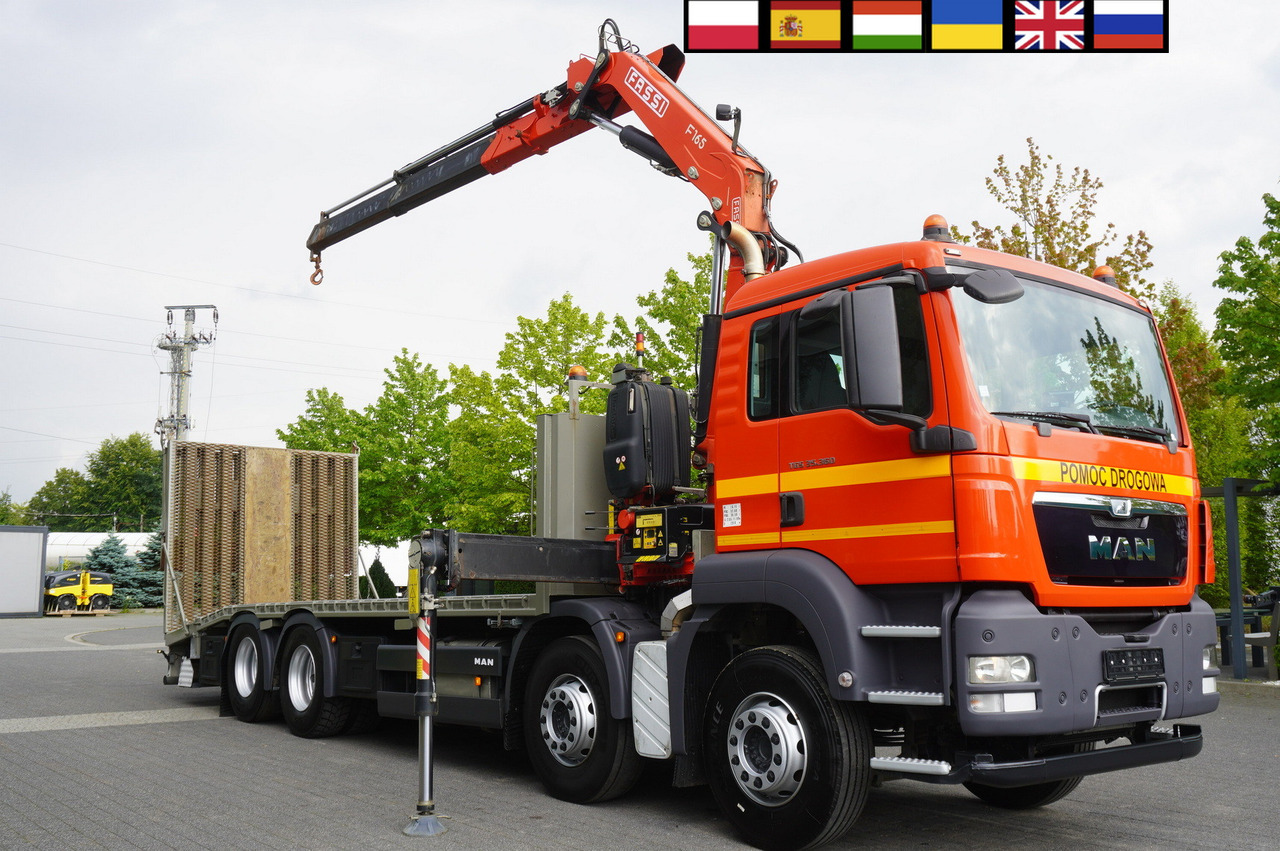 MAN TGS 35.360 E5 8x2 / FASSI F165 / 5.4 T cap. / 8.25 m reach - Odťahovy voz: obrázok 1 MAN TGS 35.360 E5 8x2 / FASSI F165 / 5.4 T cap. / 8.25 m reach - Odťahovy voz: obrázok 1