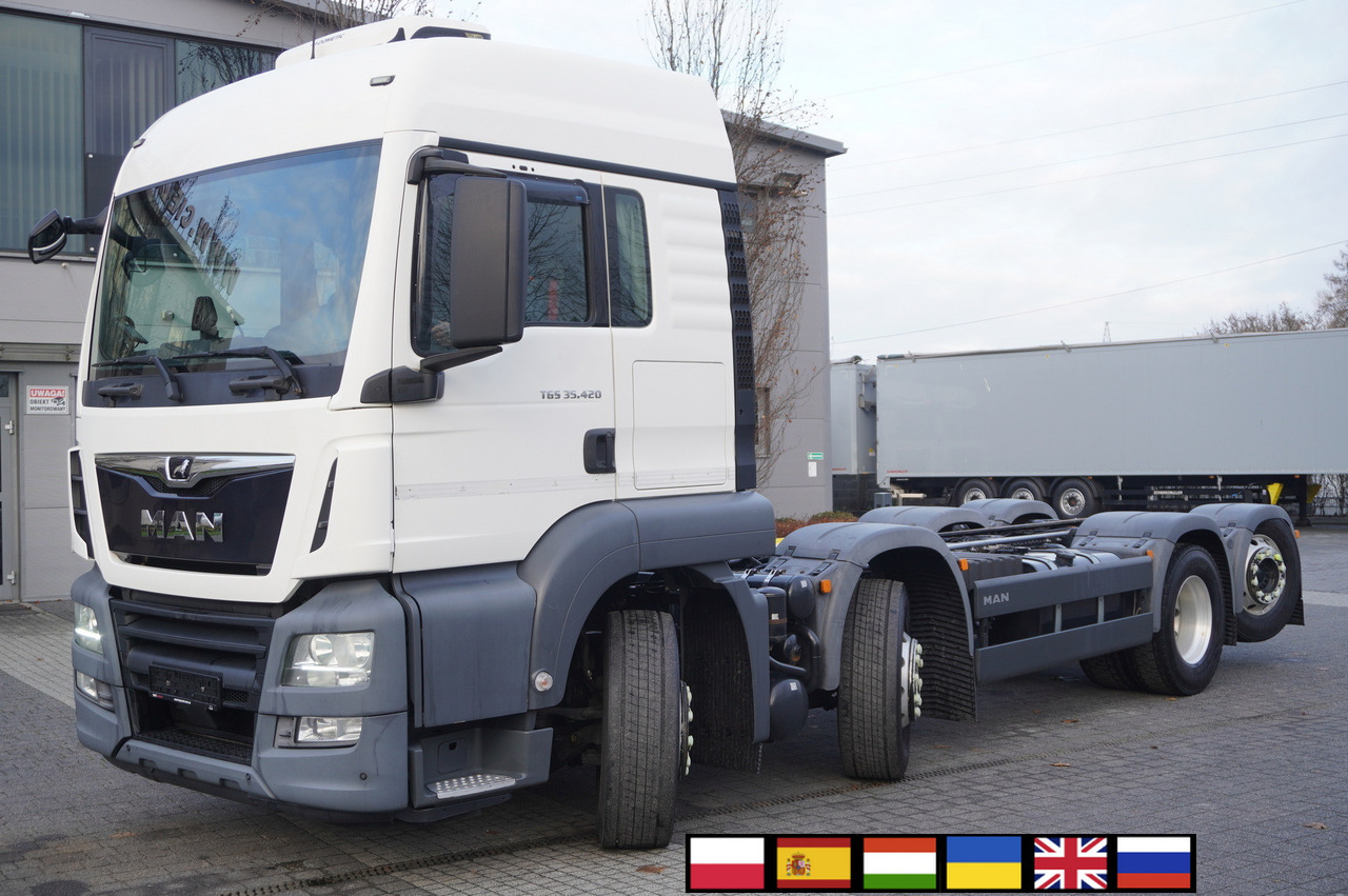 MAN TGS 35.420 8×2 / Chassis 6.4 m / 3 steered axles - Auto s hydraulickou rukou: obrázok 1 MAN TGS 35.420 8×2 / Chassis 6.4 m / 3 steered axles - Auto s hydraulickou rukou: obrázok 1