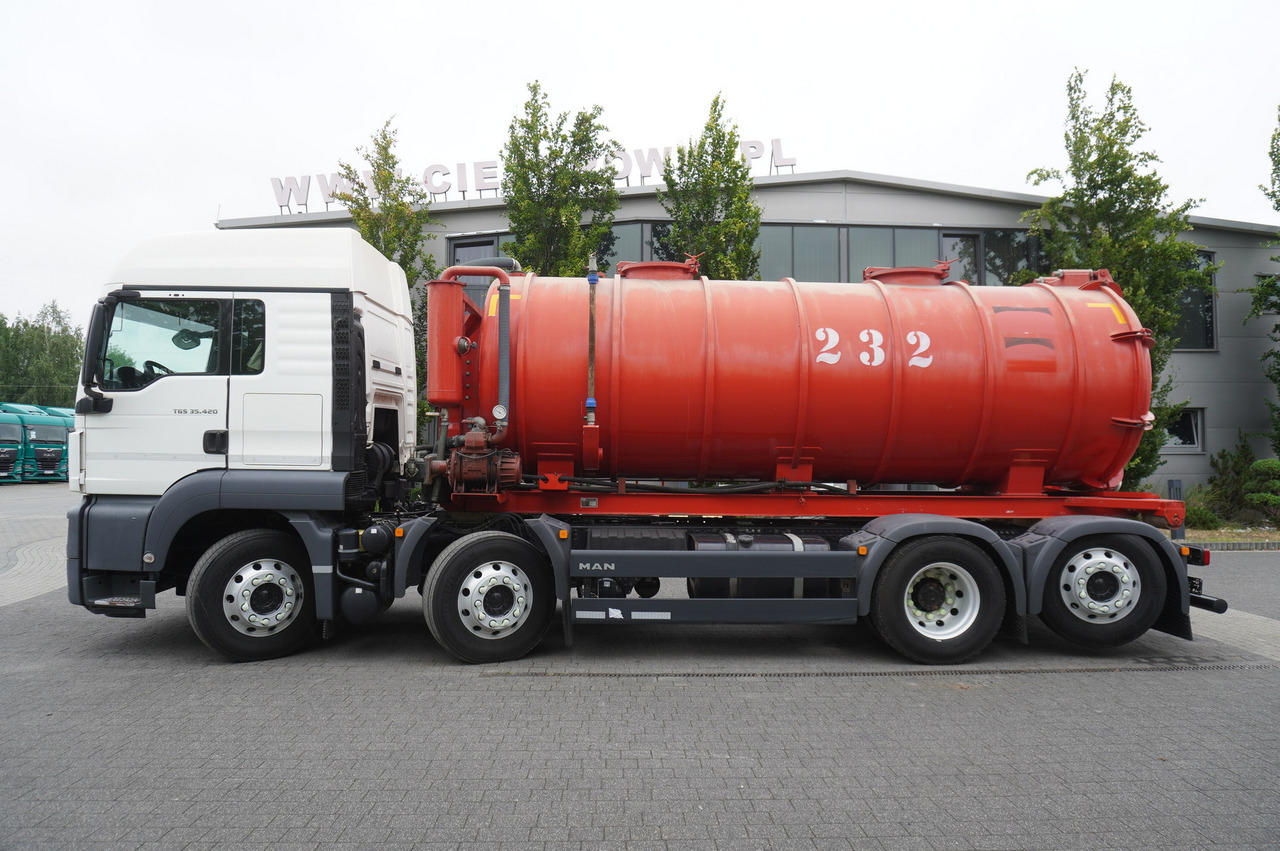 MAN TGS 35.420 8×2 / NEW septic barrel 13000 L / 3 steered axles - Cisternové vozidlo: obrázok 2 MAN TGS 35.420 8×2 / NEW septic barrel 13000 L / 3 steered axles - Cisternové vozidlo: obrázok 2