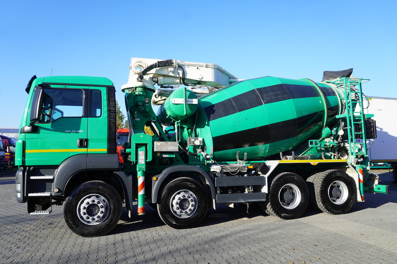 MAN TGS 35.480 8x4 Concrete Mixer Pump truck / Putzmeister M24-3 / 1600 MTH! - Domiešavač: obrázok 3 MAN TGS 35.480 8x4 Concrete Mixer Pump truck / Putzmeister M24-3 / 1600 MTH! - Domiešavač: obrázok 3