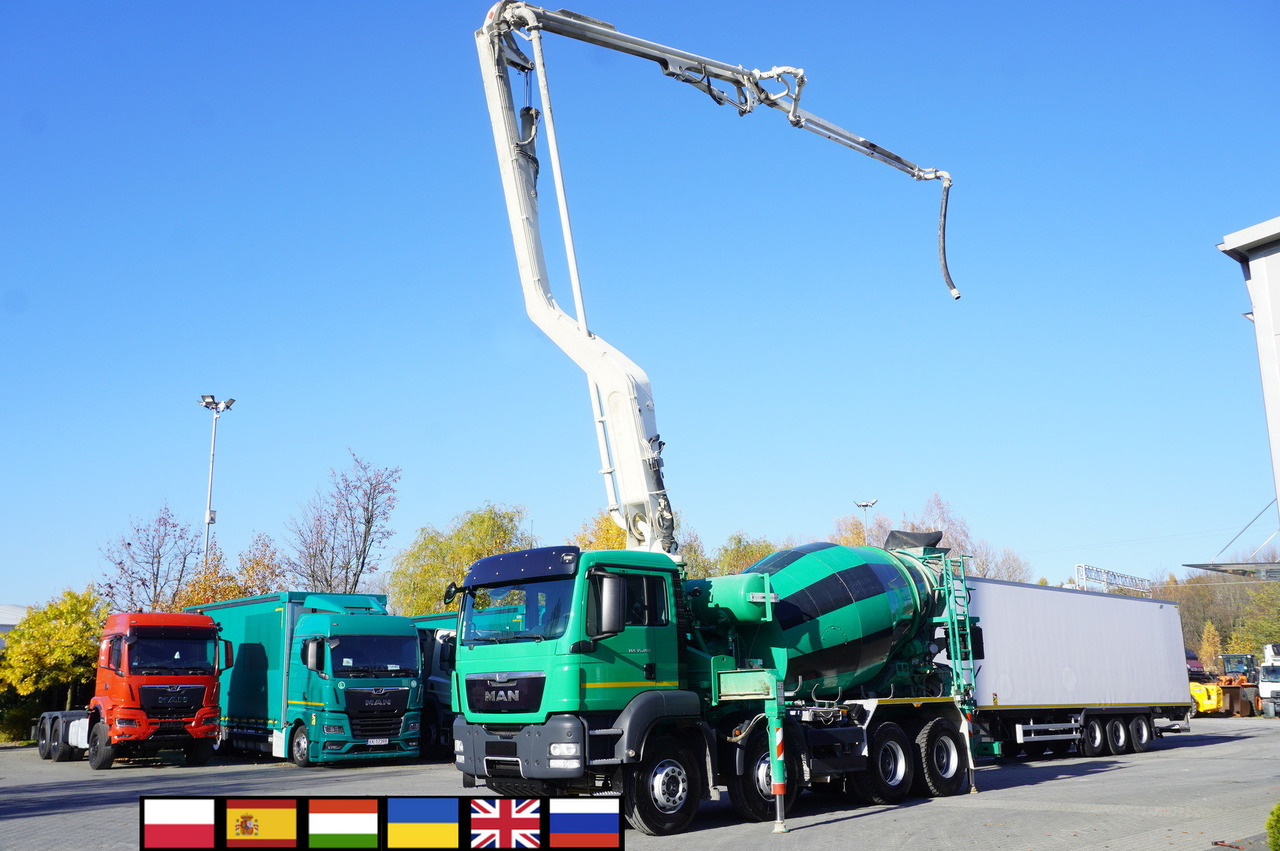 MAN TGS 35.480 8x4 Concrete Mixer Pump truck / Putzmeister M24-3 / 1600 MTH! - Domiešavač: obrázok 1 MAN TGS 35.480 8x4 Concrete Mixer Pump truck / Putzmeister M24-3 / 1600 MTH! - Domiešavač: obrázok 1