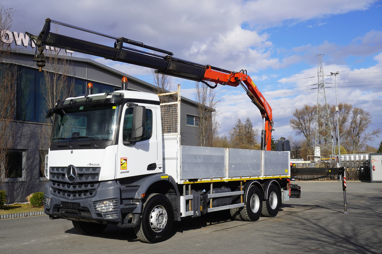 MERCEDES-BENZ AROCS 2636 Flatbed / HDS FASSI F175 7.7 T / 150,000 km - Auto s hydraulickou rukou: obrázok 1 MERCEDES-BENZ AROCS 2636 Flatbed / HDS FASSI F175 7.7 T / 150,000 km - Auto s hydraulickou rukou: obrázok 1