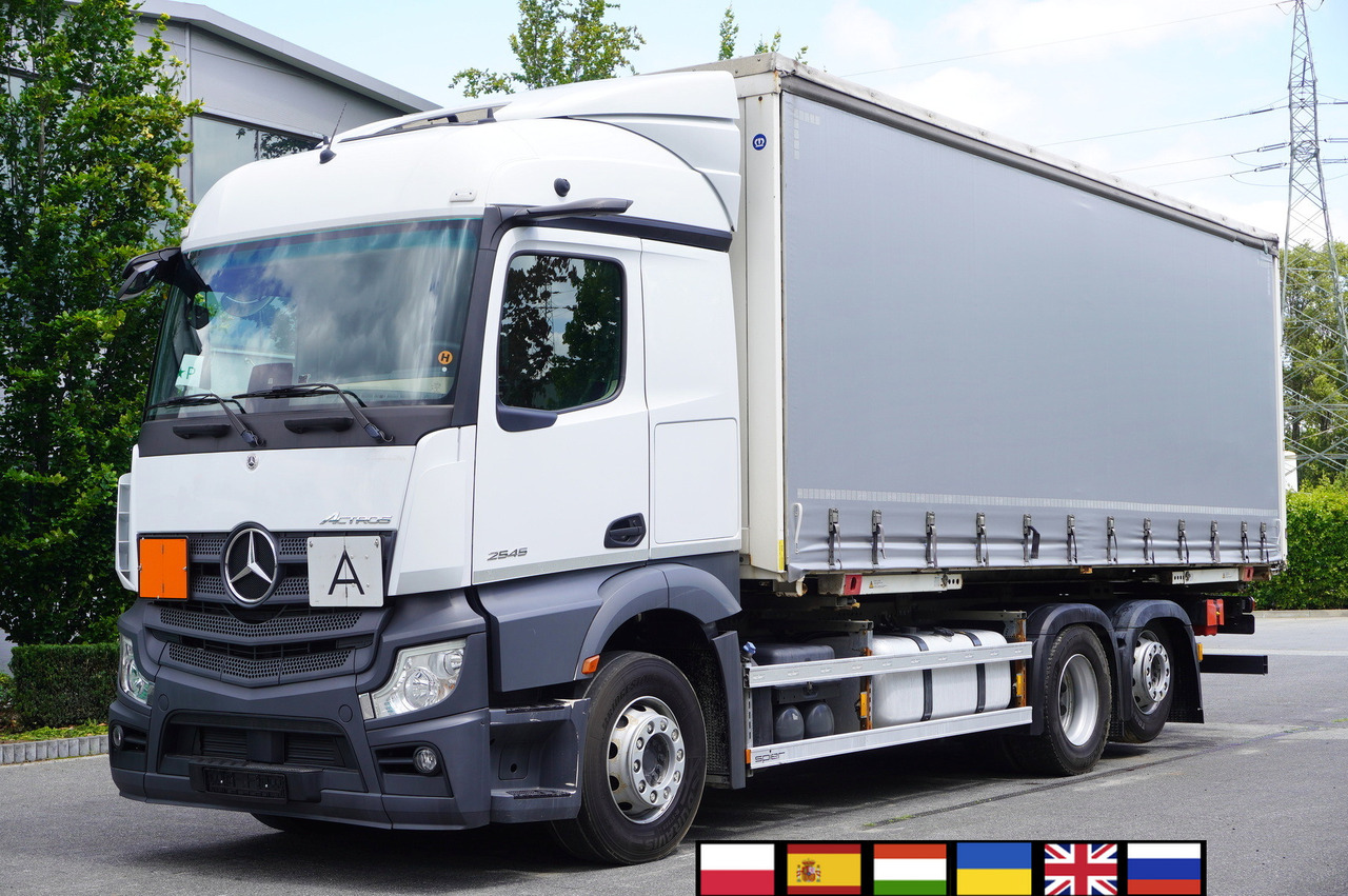 MERCEDES-BENZ Actros 2545 6×2 MP5 / ADR AT / Curtainsider 18 EPAL - Plachtové nákladné vozidlo: obrázok 1 MERCEDES-BENZ Actros 2545 6×2 MP5 / ADR AT / Curtainsider 18 EPAL - Plachtové nákladné vozidlo: obrázok 1