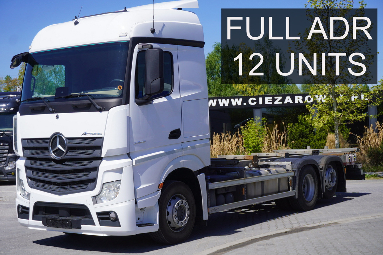 MERCEDES-BENZ Actros 2545 6×2 MP5 / FULL ADR / 12 units - Kontejnérový podvozek/ Výměnná nástavba: obrázok 2 MERCEDES-BENZ Actros 2545 6×2 MP5 / FULL ADR / 12 units - Kontejnérový podvozek/ Výměnná nástavba: obrázok 2