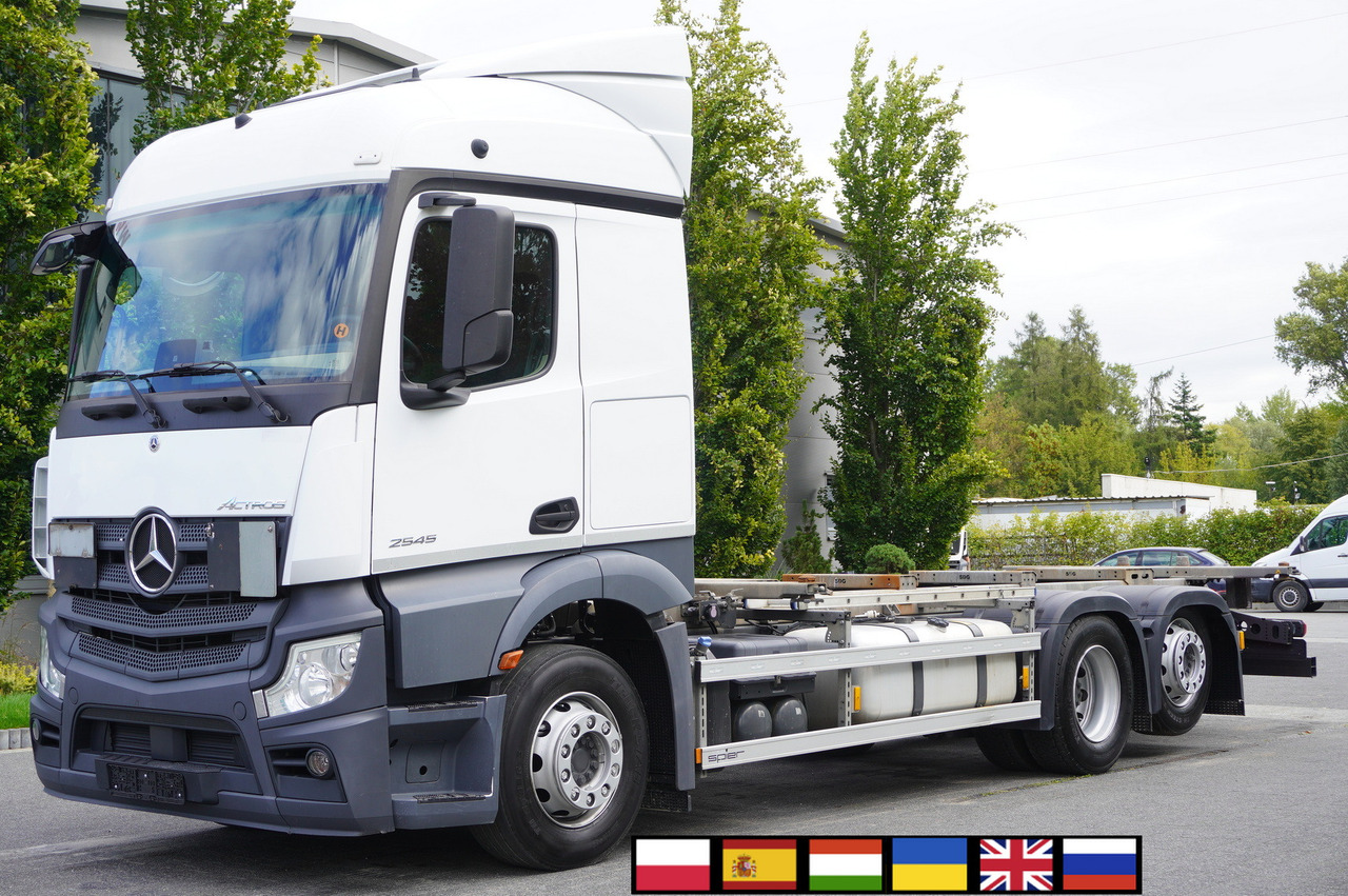 MERCEDES-BENZ Actros 2545 6×2 MP5 / Full ADR / 2 units - Kontejnérový podvozek/ Výměnná nástavba: obrázok 1 MERCEDES-BENZ Actros 2545 6×2 MP5 / Full ADR / 2 units - Kontejnérový podvozek/ Výměnná nástavba: obrázok 1