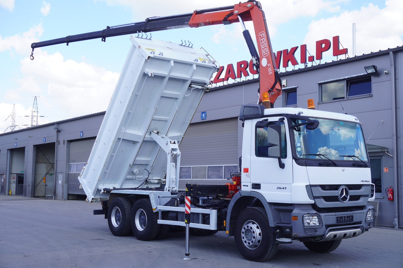 MERCEDES-BENZ Actros 2641 6×4 E5 / Crane / Dumper / 110000 km! - Valníkový/ Plošinový nákladný automobil, Auto s hydraulickou rukou: obrázok 1 MERCEDES-BENZ Actros 2641 6×4 E5 / Crane / Dumper / 110000 km! - Valníkový/ Plošinový nákladný automobil, Auto s hydraulickou rukou: obrázok 1