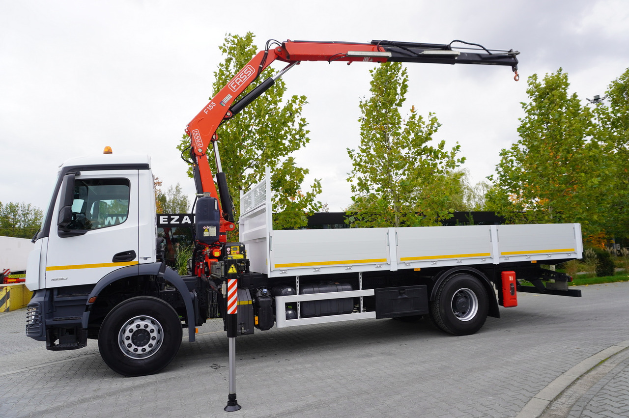 MERCEDES-BENZ Arocs 1830 / Flatbed 16 EPAL / HDS Fassi 155 / Reach 8 m / Load capacity 6160 kg - Auto s hydraulickou rukou: obrázok 5 MERCEDES-BENZ Arocs 1830 / Flatbed 16 EPAL / HDS Fassi 155 / Reach 8 m / Load capacity 6160 kg - Auto s hydraulickou rukou: obrázok 5