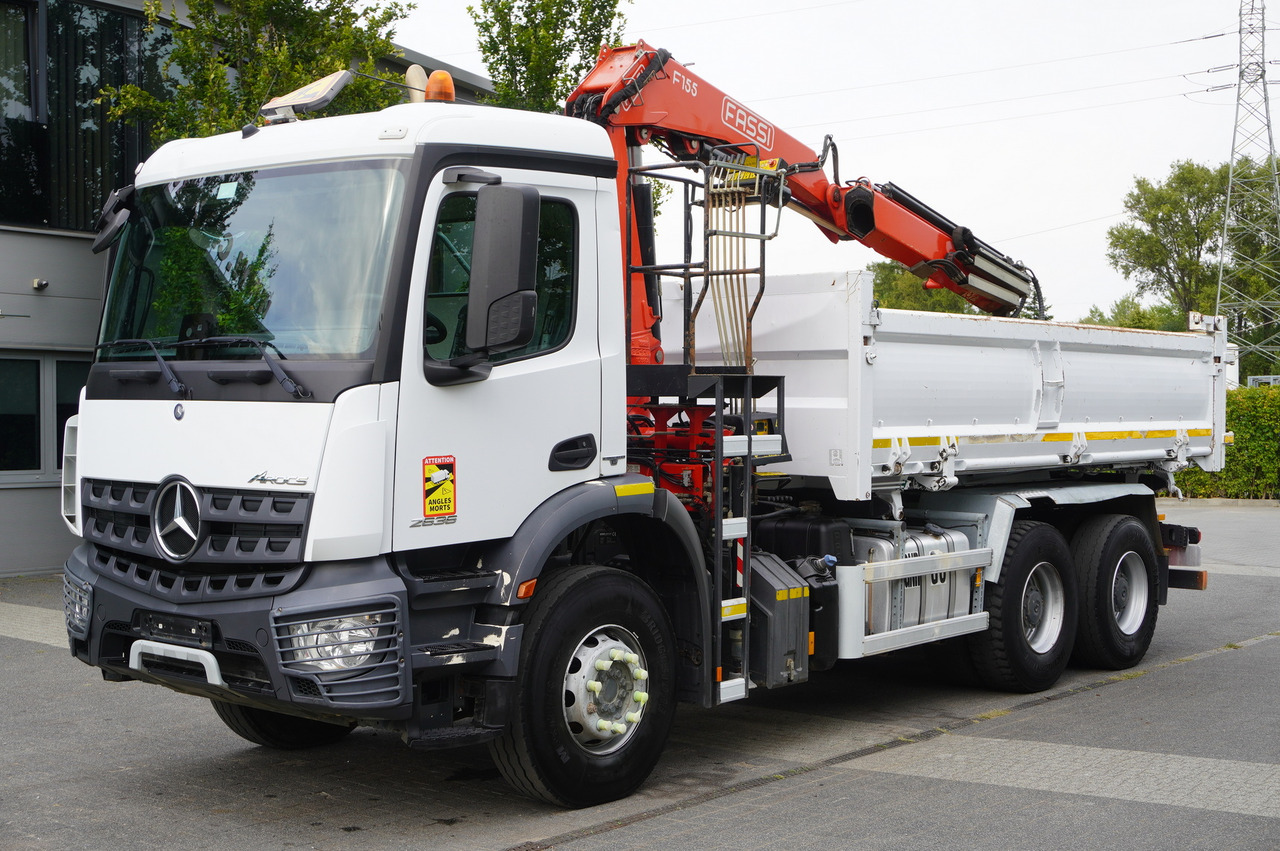 MERCEDES-BENZ Arocs 2636 / 6x4 / HDS Fassi / 3-Way Tipper / Bortmatic - Sklápač, Auto s hydraulickou rukou: obrázok 4 MERCEDES-BENZ Arocs 2636 / 6x4 / HDS Fassi / 3-Way Tipper / Bortmatic - Sklápač, Auto s hydraulickou rukou: obrázok 4