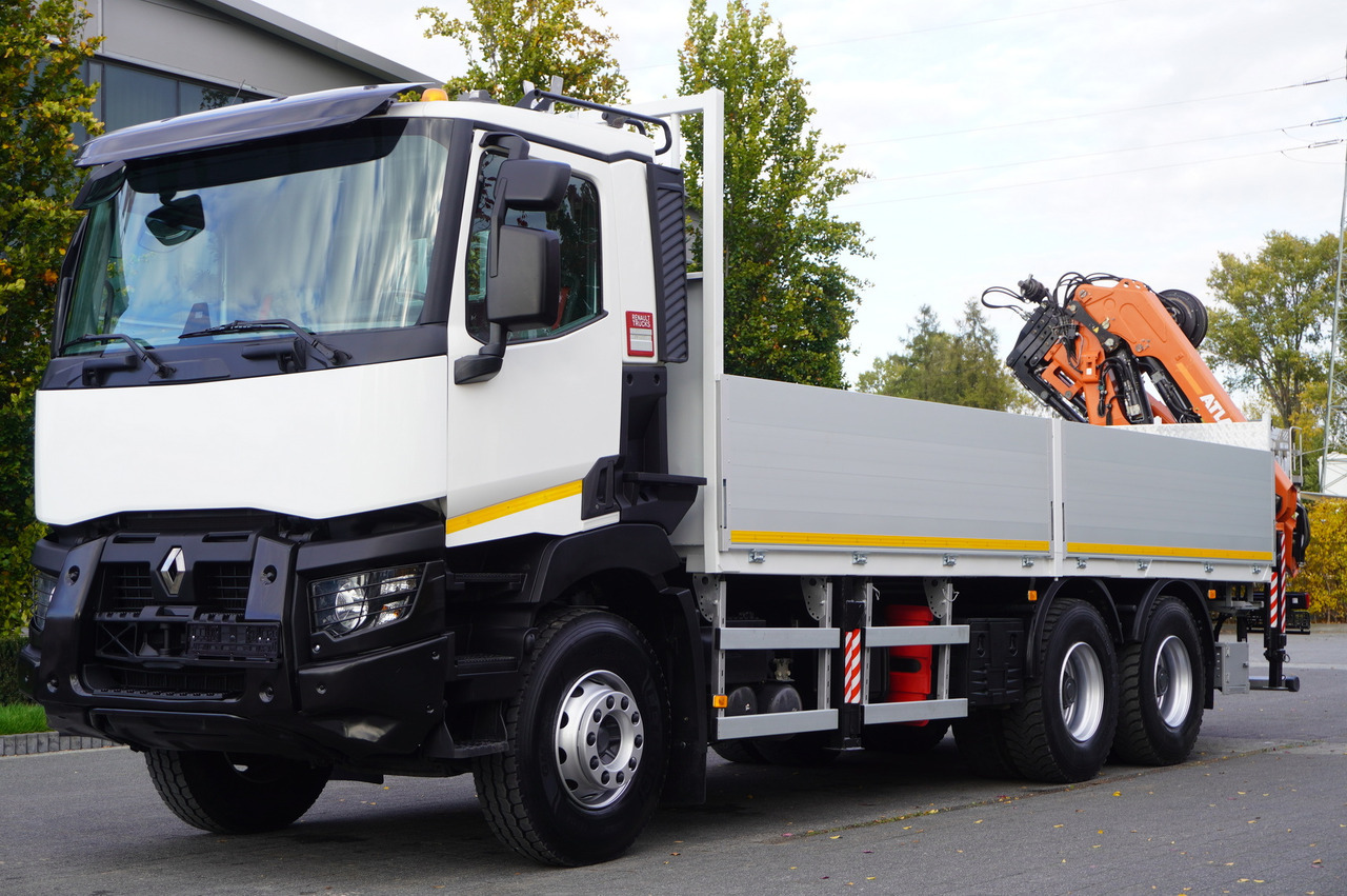 RENAULT C380 Comfort 6x4 / Atlas 172.3E crane / Range 12.3 m / capacity 6.1 t / Flatbed 17 EPAL - Auto s hydraulickou rukou: obrázok 2 RENAULT C380 Comfort 6x4 / Atlas 172.3E crane / Range 12.3 m / capacity 6.1 t / Flatbed 17 EPAL - Auto s hydraulickou rukou: obrázok 2