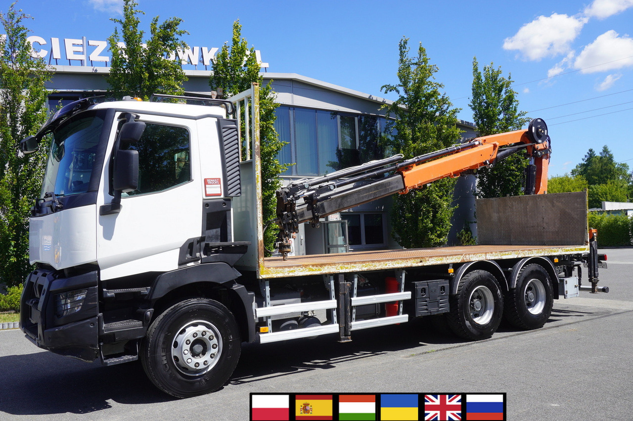 RENAULT C380 Comfort 6x4 / Atlas 6.1 T crane / range 12.3 m - Auto s hydraulickou rukou: obrázok 1 RENAULT C380 Comfort 6x4 / Atlas 6.1 T crane / range 12.3 m - Auto s hydraulickou rukou: obrázok 1