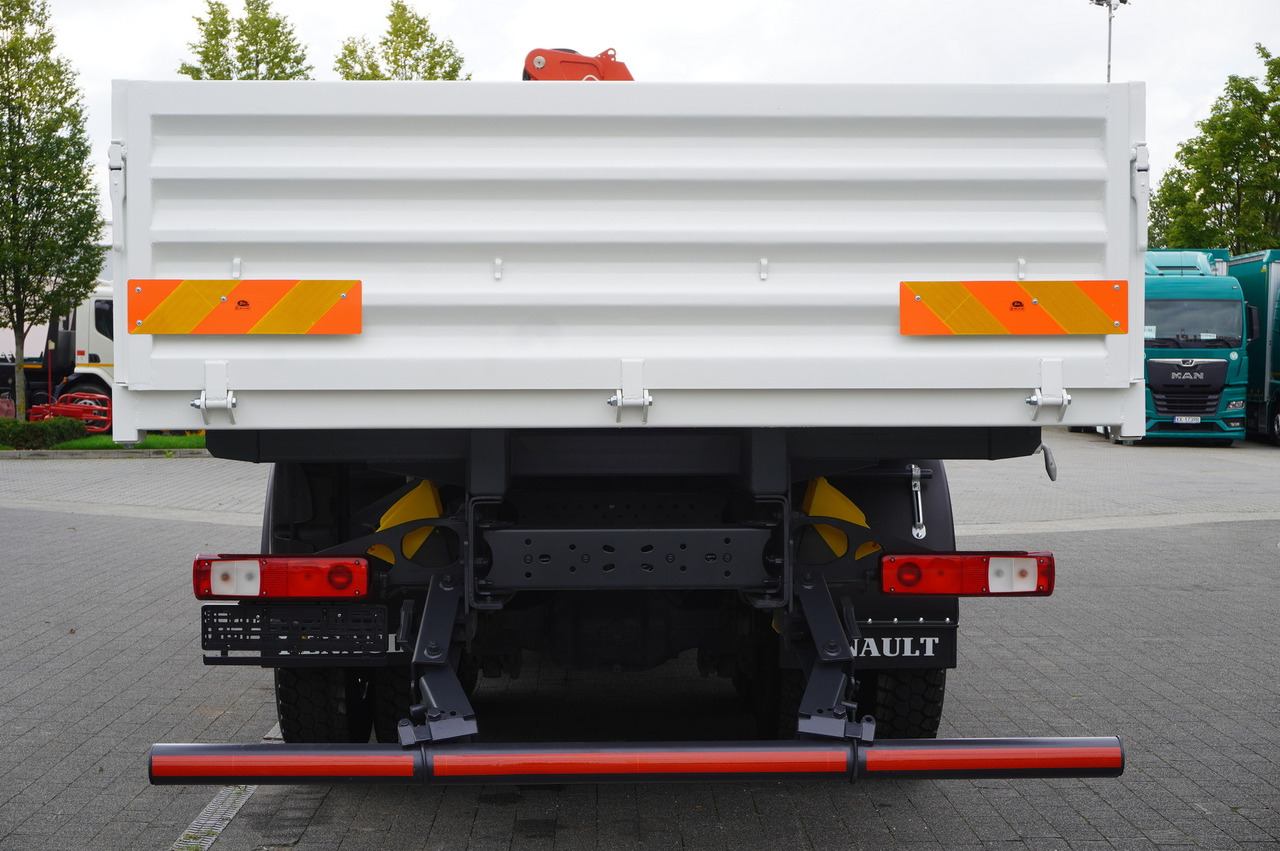 Sklápač, Auto s hydraulickou rukou RENAULT K380 6×4 / FASSI F175 crane 7.85 t / 120 thousand km! / 2-sided tipper: obrázok 8