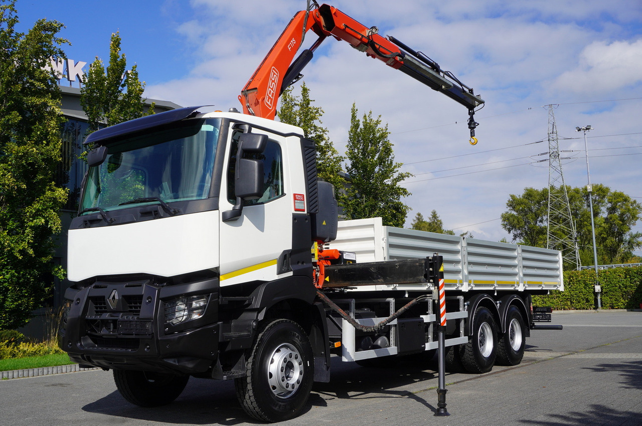 RENAULT K380 6×4 / FASSI F175 crane 7.85 t / 120 thousand km! / 2-sided tipper - Auto s hydraulickou rukou: obrázok 4 RENAULT K380 6×4 / FASSI F175 crane 7.85 t / 120 thousand km! / 2-sided tipper - Auto s hydraulickou rukou: obrázok 4