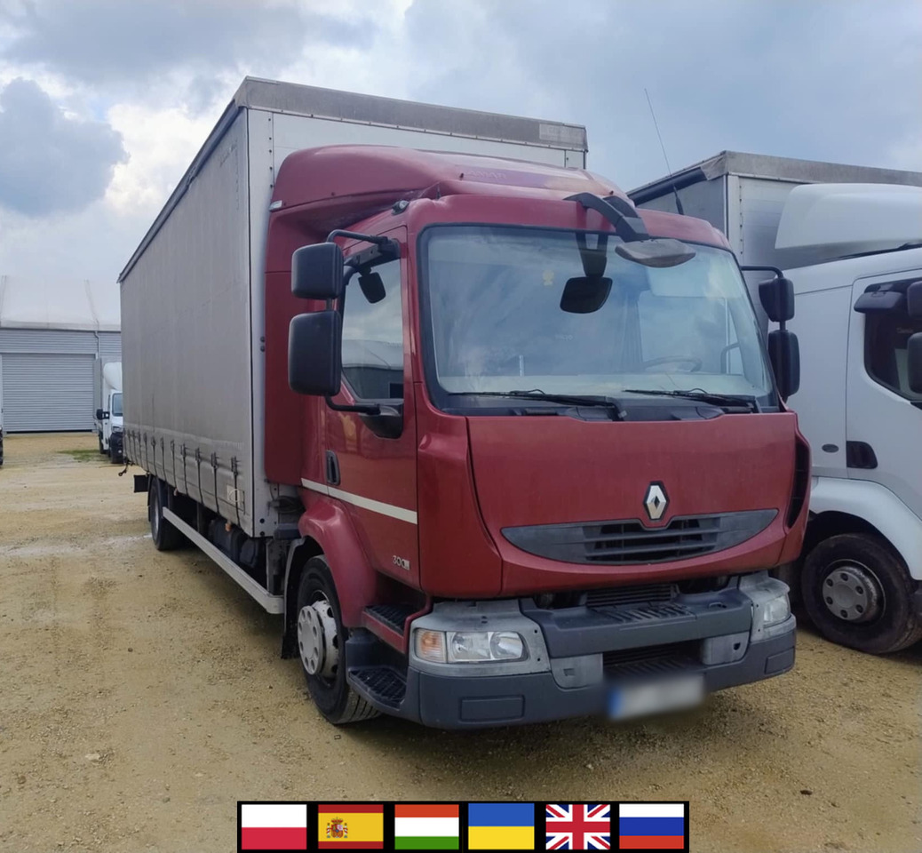 RENAULT Midlum 300 / Curtain 18 EPAL / Sleeping cab - Plachtové nákladné vozidlo: obrázok 1 RENAULT Midlum 300 / Curtain 18 EPAL / Sleeping cab - Plachtové nákladné vozidlo: obrázok 1