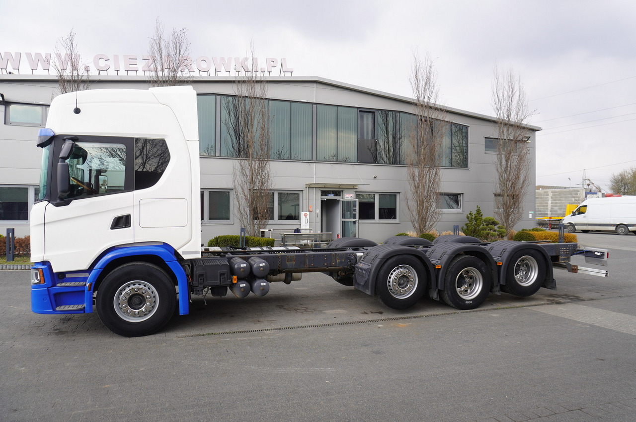 SCANIA G500 8x2 / 2nd axis steered / Chassis 8.35 m / 2021 - Podvozek s kabinou: obrázok 3 SCANIA G500 8x2 / 2nd axis steered / Chassis 8.35 m / 2021 - Podvozek s kabinou: obrázok 3
