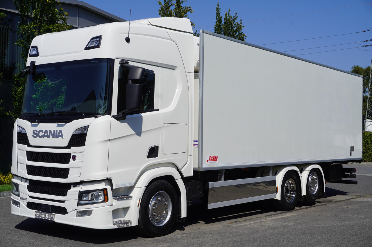 SCANIA R500 Hook-Up Refrigerated Truck KIESLING 20 EPAL / Carrier Supra 1250 Silent - Chladirenské nákladné vozidlo: obrázok 1 SCANIA R500 Hook-Up Refrigerated Truck KIESLING 20 EPAL / Carrier Supra 1250 Silent - Chladirenské nákladné vozidlo: obrázok 1