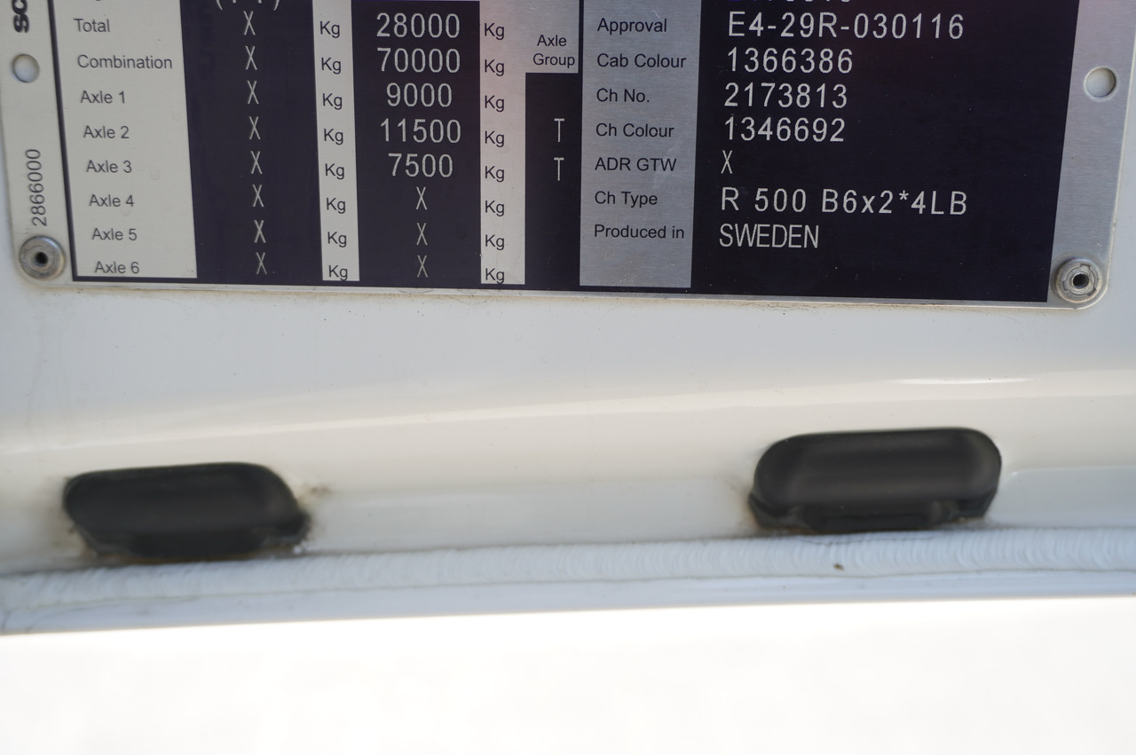 Chladirenské nákladné vozidlo na prepravu mäso SCANIA R500 Hook-Up Refrigerated Truck KIESLING 20 EPAL / Carrier Supra 1250 Silent: obrázok 30