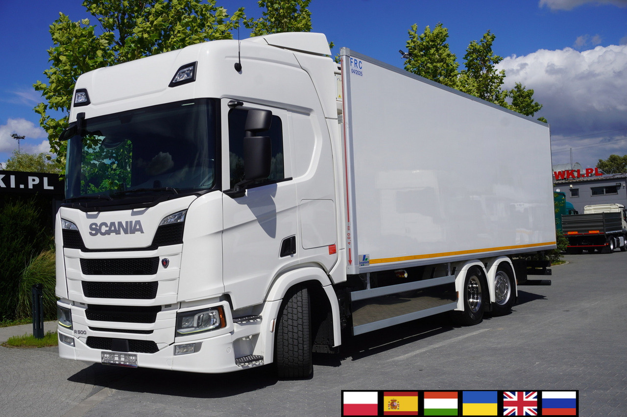 SCANIA R500 / Lecapitaine refrigerator 20 EPAL / Carrier Supra 950 / Steered 3rd axle - Chladirenské nákladné vozidlo: obrázok 1 SCANIA R500 / Lecapitaine refrigerator 20 EPAL / Carrier Supra 950 / Steered 3rd axle - Chladirenské nákladné vozidlo: obrázok 1