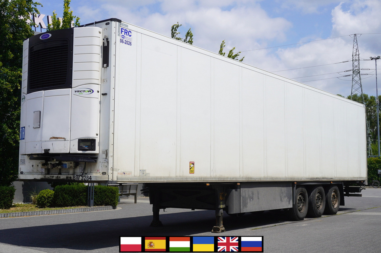 SCHMITZ refrigerator semi-trailer / Carrier Vector 1550 / 5 units - Náves chladírenské: obrázok 1 SCHMITZ refrigerator semi-trailer / Carrier Vector 1550 / 5 units - Náves chladírenské: obrázok 1