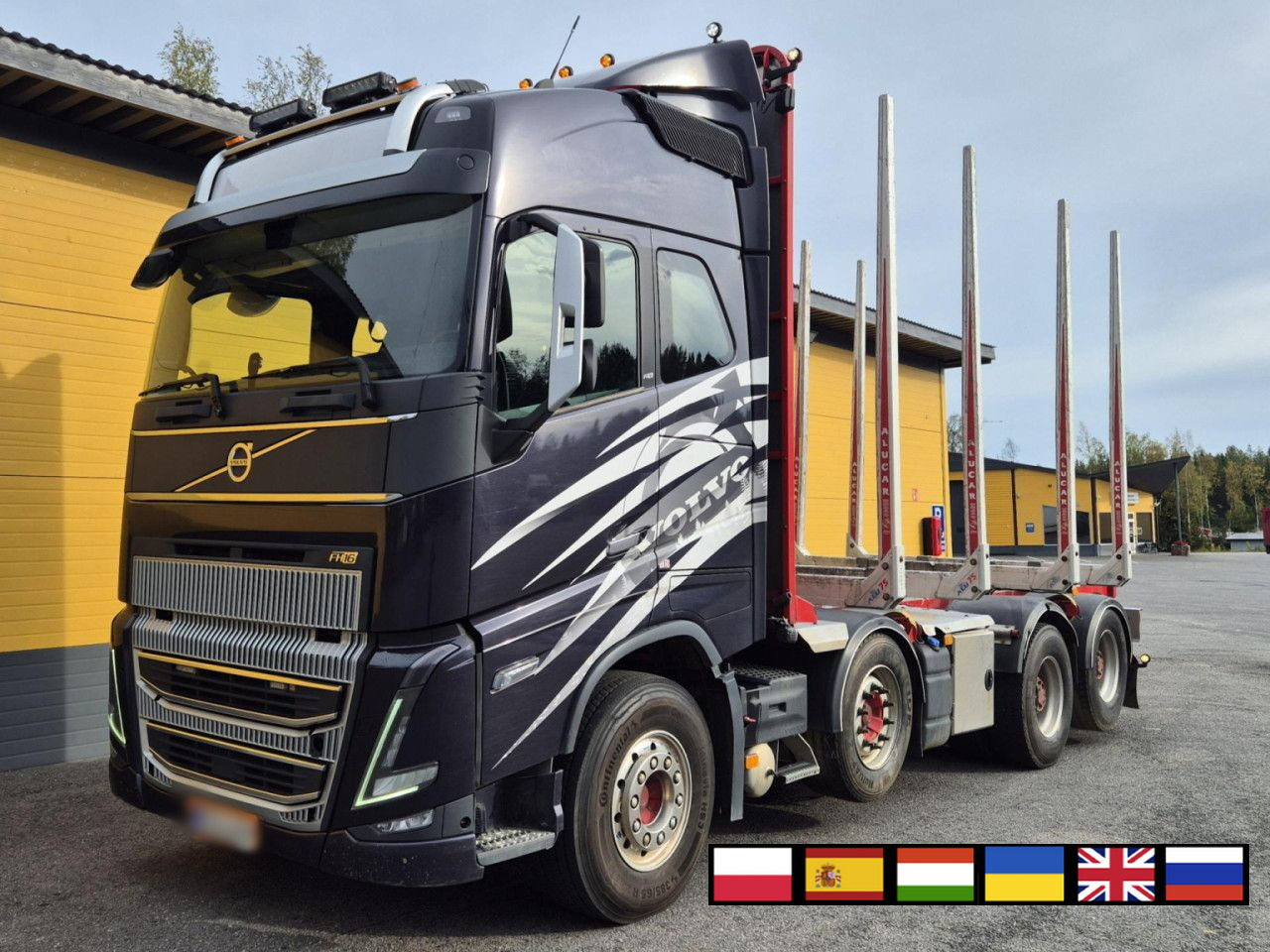 VOLVO FH 750 8x4 / 2 lifted axles / timber truck - Nákladné vozidlo na prepravu dreva: obrázok 1 VOLVO FH 750 8x4 / 2 lifted axles / timber truck - Nákladné vozidlo na prepravu dreva: obrázok 1