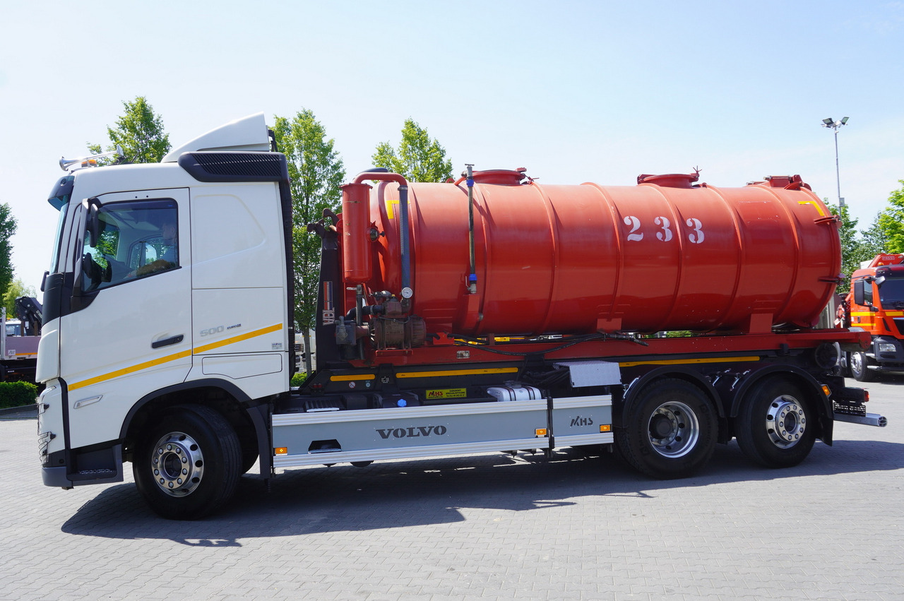 VOLVO Volvo FH 500 / Septic barrel 13000 l / Hook lift 21 t / 2022 / 3rd axle steered / 2 units - Fekálny náves: obrázok 3 VOLVO Volvo FH 500 / Septic barrel 13000 l / Hook lift 21 t / 2022 / 3rd axle steered / 2 units - Fekálny náves: obrázok 3