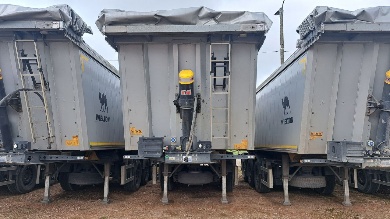 WIELTON NW-3 / weight 6.2 t / capacity 38m3 / Electrically folded roof / Teflon / 20 units, 2022 - Náves sklápěcí: obrázok 2 WIELTON NW-3 / weight 6.2 t / capacity 38m3 / Electrically folded roof / Teflon / 20 units, 2022 - Náves sklápěcí: obrázok 2
