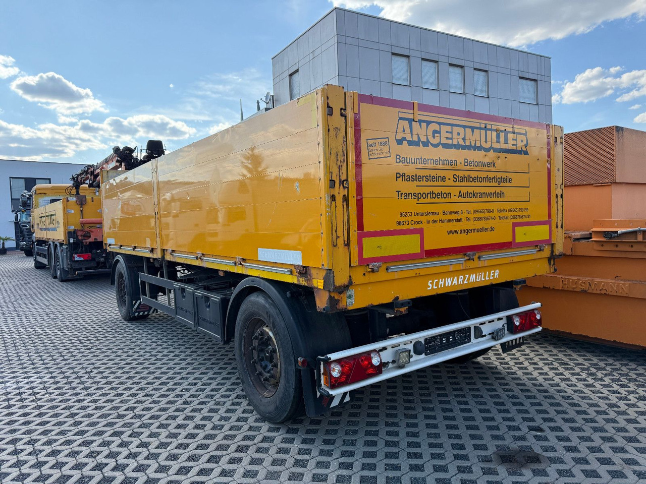 Schwarzmüller T 202 L: 6500 mm - Plošinový/ Valníkový príves: obrázok 4 Schwarzmüller T 202 L: 6500 mm - Plošinový/ Valníkový príves: obrázok 4