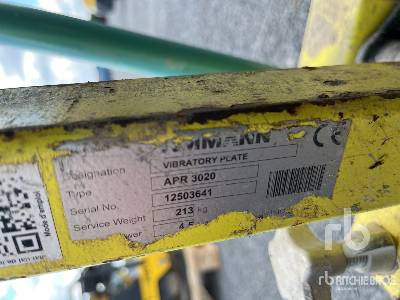 AMMANN APR 3020 - Vibračná doska: obrázok 5 AMMANN APR 3020 - Vibračná doska: obrázok 5