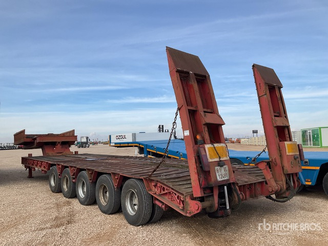 1991 Trabosa GMO 865 86 ton 5 Axle Lowboy Trailer - Príves podvalník: obrázok 4 1991 Trabosa GMO 865 86 ton 5 Axle Lowboy Trailer - Príves podvalník: obrázok 4