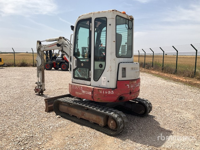 2008 Takeuchi TB138FR Mini Excavator: <6.6t - Mini rýpadlo: obrázok 3 2008 Takeuchi TB138FR Mini Excavator: <6.6t - Mini rýpadlo: obrázok 3