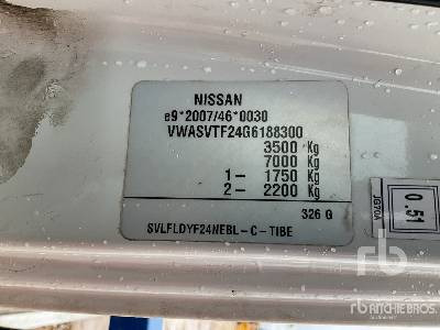 NISSAN NT400 CABSTAR 4x2 (Inoperable) - Kontejnérový podvozek/ Výměnná nástavba: obrázok 5 NISSAN NT400 CABSTAR 4x2 (Inoperable) - Kontejnérový podvozek/ Výměnná nástavba: obrázok 5