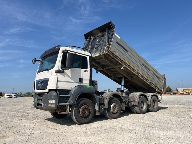 2008 MAN TGS35.440 8x4 Tri/A Dump Truck - Mulčovač: obrázok 1 2008 MAN TGS35.440 8x4 Tri/A Dump Truck - Mulčovač: obrázok 1