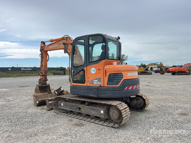 2009 Doosan DX80R Escavatore cingolato - Pásové rýpadlo: obrázok 4 2009 Doosan DX80R Escavatore cingolato - Pásové rýpadlo: obrázok 4