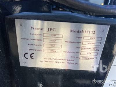 Nový Mini rýpadlo JPC HT12 (Unused): obrázok 6