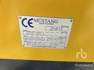 MUSTANG GRP250 - Fits to fit 3,5 - 9.5 ton exc ... - Drapák: obrázok 5 MUSTANG GRP250 - Fits to fit 3,5 - 9.5 ton exc ... - Drapák: obrázok 5