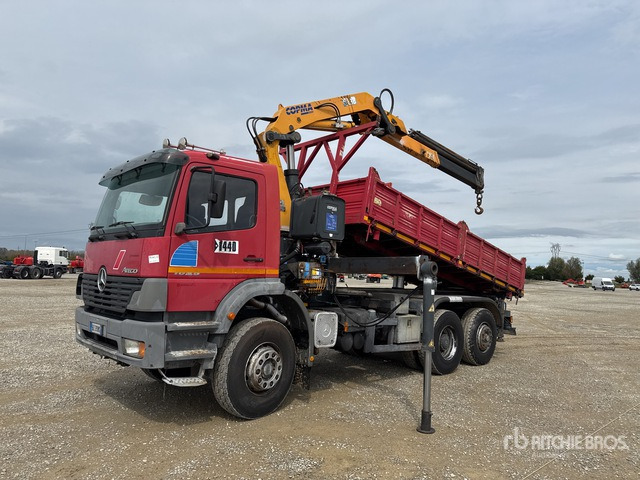 Mercedes-Benz Atego 1828 Autocarro ribaltabile con gru - Sklápač, Auto s hydraulickou rukou: obrázok 2 Mercedes-Benz Atego 1828 Autocarro ribaltabile con gru - Sklápač, Auto s hydraulickou rukou: obrázok 2