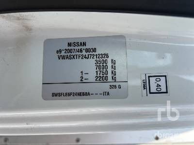 NISSAN CABSTAR 35.13 - Plachtové nákladné vozidlo: obrázok 5 NISSAN CABSTAR 35.13 - Plachtové nákladné vozidlo: obrázok 5