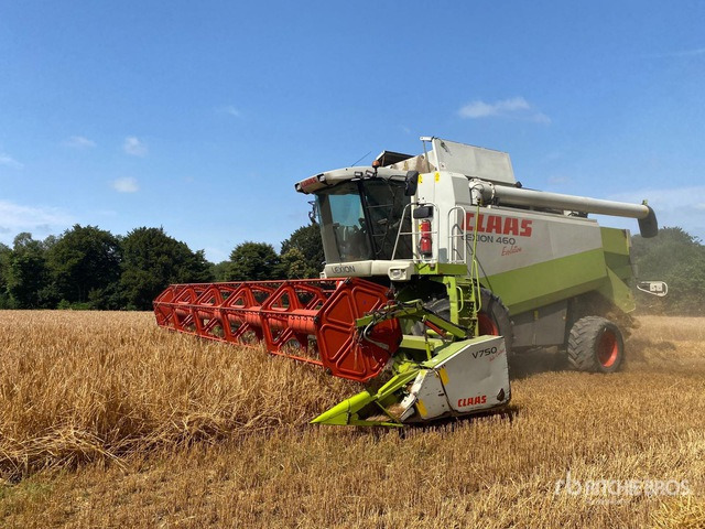 2003 Claas Lexion 460 Evolution Caterpillar C9 engine, with hea ... Combine Harvester - Obilný kombajn: obrázok 2 2003 Claas Lexion 460 Evolution Caterpillar C9 engine, with hea ... Combine Harvester - Obilný kombajn: obrázok 2