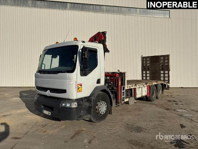 2006 Renault Premium 2006 Palfinger PK23500 on 6x2 C ... Flatbed Truck with Crane - Valníkový/ Plošinový nákladný automobil, Auto s hydraulickou rukou: obrázok 1 2006 Renault Premium 2006 Palfinger PK23500 on 6x2 C ... Flatbed Truck with Crane - Valníkový/ Plošinový nákladný automobil, Auto s hydraulickou rukou: obrázok 1