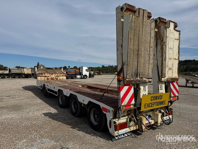 2007 Nicolas 68200 kg Quad/A Extendable Semi ... Lowboy Trailer - Príves podvalník: obrázok 2 2007 Nicolas 68200 kg Quad/A Extendable Semi ... Lowboy Trailer - Príves podvalník: obrázok 2