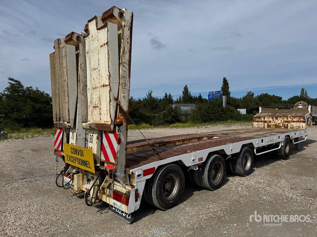 2007 Nicolas 68200 kg Quad/A Extendable Semi ... Lowboy Trailer - Náves podvalník: obrázok 3 2007 Nicolas 68200 kg Quad/A Extendable Semi ... Lowboy Trailer - Náves podvalník: obrázok 3
