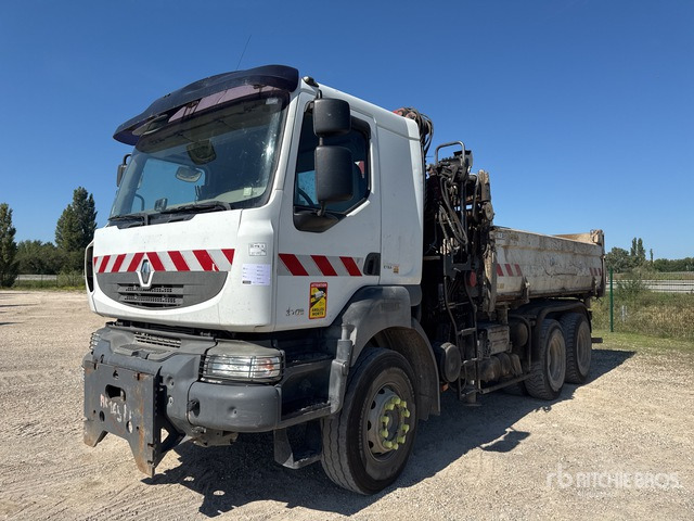 2007 Renault Kerax HMF 1250 k2 on 6x4 Camion Bi-Be ... Dump Truck with Crane - Sklápač, Auto s hydraulickou rukou: obrázok 2 2007 Renault Kerax HMF 1250 k2 on 6x4 Camion Bi-Be ... Dump Truck with Crane - Sklápač, Auto s hydraulickou rukou: obrázok 2